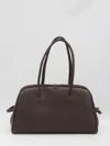 Jacquemus Le Turismo Shoulder Bag Knotted Detail Leather In Brown