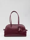 Jacquemus Womens Burgundy Le Petit Turismo Leather Top Handle Bag In Red