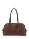 Jacquemus Womens Dark Brown Le Turismo Embossed Leather-suede Shoulder Bag In Brown