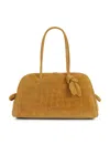 Jacquemus Womens Camel The Turismo Suede Top-handle Bag In Camel