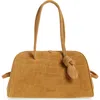 Jacquemus Womens Camel The Turismo Suede Top-handle Bag In Camel