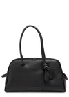 Jacquemus Le Turismo Grained Leather Shoulder Bag In Black