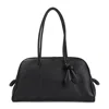 Jacquemus Il Turismo Leather Shoulder Bag In Black