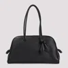 Jacquemus Le Turismo Black Handbag With Two Round Handles In Grained Leather Woman In Black