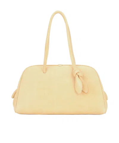 Jacquemus Le Turismo Knotted Handle Tote Bag In Nude