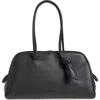 Jacquemus Le Turismo Leather Bowling Bag In Black