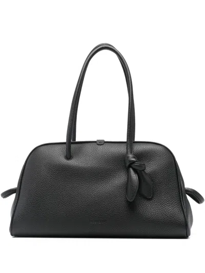 Jacquemus Le Turismo Leather Handbag In Black