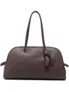 Jacquemus Le Turismo Shoulder Bag Knotted Detail Leather In Brown