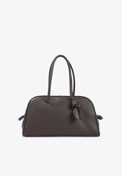 Jacquemus Le Turismo Leather Shoulder Bag In Brown
