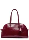 Jacquemus Womens Burgundy Le Petit Turismo Leather Top Handle Bag In Burgundy