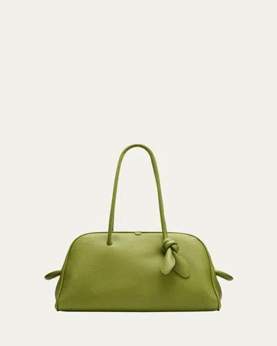 Jacquemus Le Turismo Leather Shoulder Bag In Green
