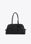 Jacquemus Le Turismo Leather Top Handle Bag In Black