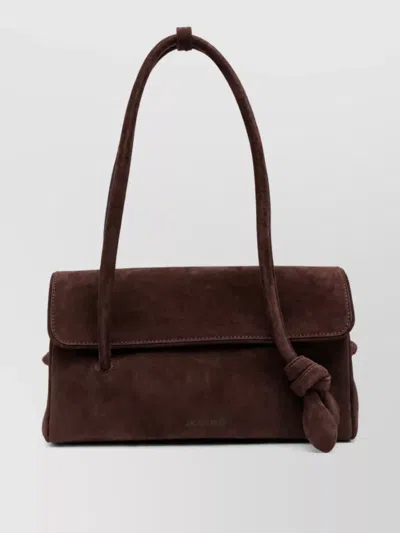 Jacquemus Le Turismo Long Leather Shoulder Bag In Brown