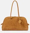 Jacquemus Womens Camel The Turismo Suede Top-handle Bag In Brown