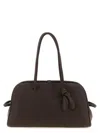 Jacquemus Le Turismo Shoulder Bag Knotted Detail Leather In Brown