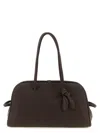 Jacquemus Le Turismo Shoulder Bag Knotted Detail Leather In Brown