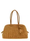 Jacquemus Womens Camel The Turismo Suede Top-handle Bag
