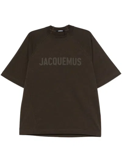 Jacquemus Le Typo T-shirt In Brown