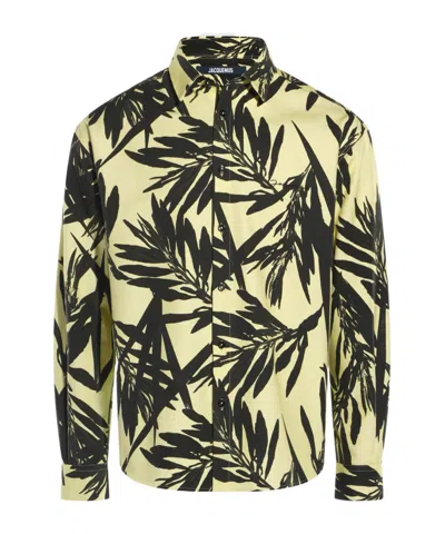 JACQUEMUS LEAF PRINTED SHIRT