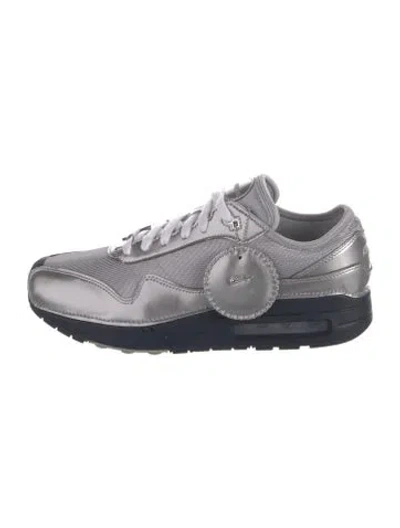 Pre-owned Jacquemus Leather Athletic Sneakers In Grey