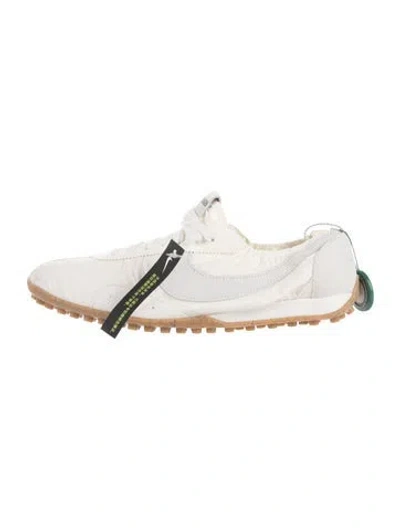 Pre-owned Jacquemus Leather Athletic Sneakers In White