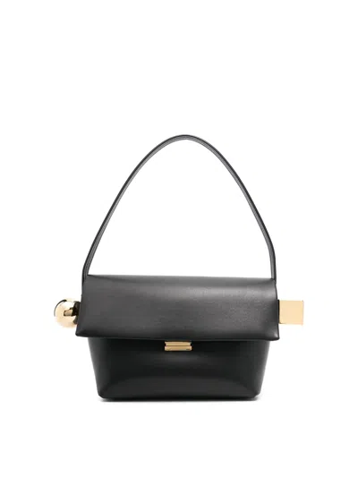 Jacquemus Leather Bag In Black