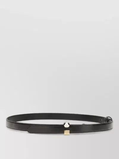 Jacquemus Leather Belt In Black