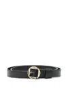 Jacquemus La Ceinture Salon Leather Belt In Black