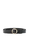 Jacquemus La Ceinture Salon Leather Belt In Black