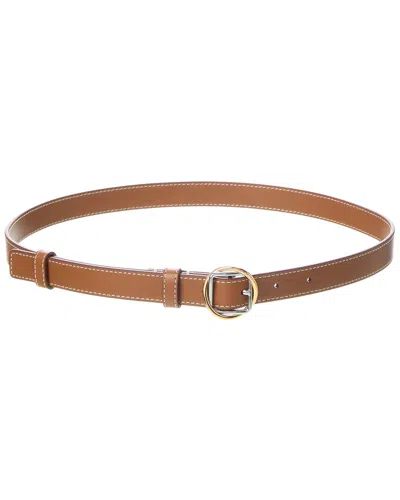 Jacquemus Leather Belt In Brown