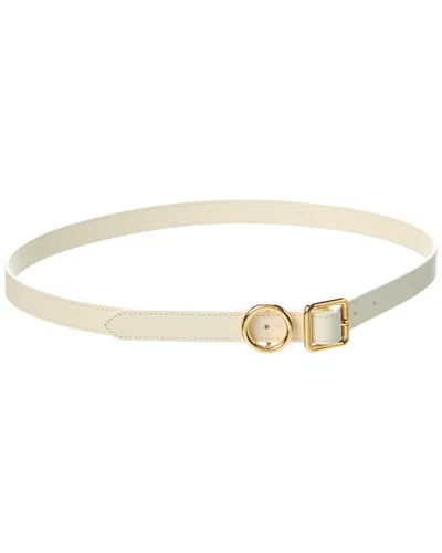 Jacquemus Leather Belt In Neutral
