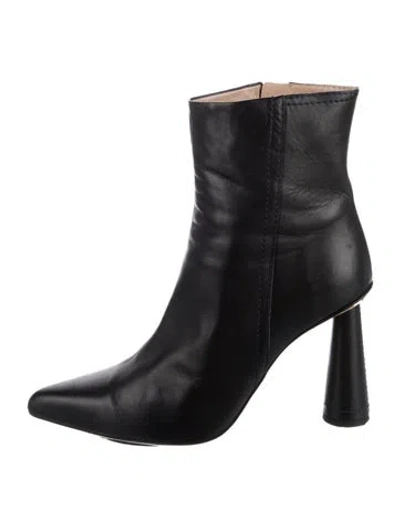 Pre-owned Jacquemus Leather Boots In Black
