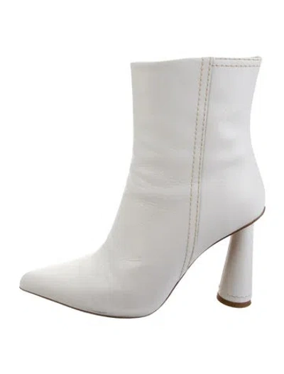 Pre-owned Jacquemus Leather Boots In White