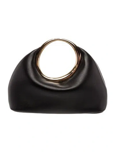 Pre-owned Jacquemus Leather Calino Petit In Black
