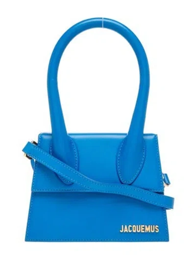 Pre-owned Jacquemus Leather Chiquito In Blue