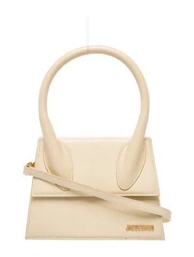 Pre-owned Jacquemus Leather Chiquito In Neutral