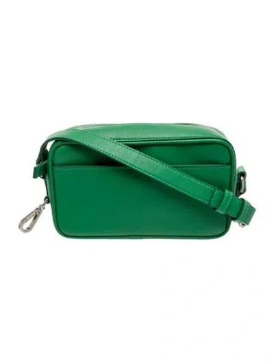 Pre-owned Jacquemus Leather Crossbody Bag In Green