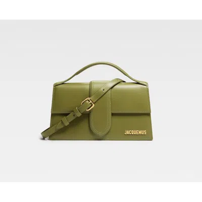 Jacquemus Leather Crossbody Women's Bag In Green