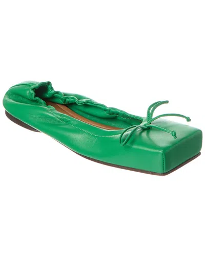 Jacquemus Les Ballerines Ballet Ballerina Shoes In Green