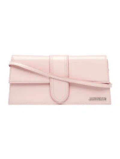 Pre-owned Jacquemus Leather  Le Bambino Long In Pink