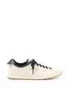 Jacquemus Les Tennis Leather-trimmed Canvas Sneakers In White
