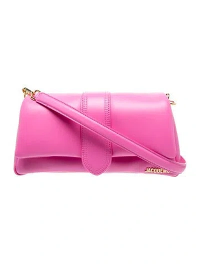 Pre-owned Jacquemus Leather Le Bambimou In Pink