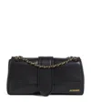Jacquemus Le Bambino Chaine Nappa Leather Shoulder Bag In Black
