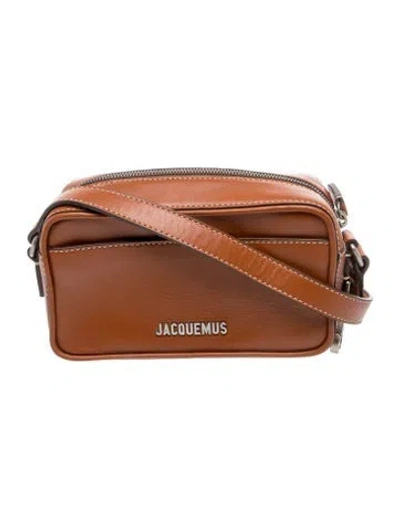 Pre-owned Jacquemus Leather Le Baneto In Brown