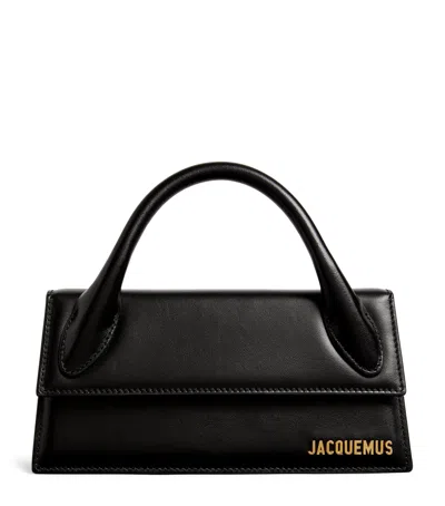 JACQUEMUS LEATHER LE CHIQUITO LONG TOP-HANDLE BAG