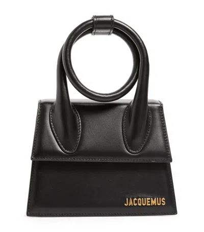 Jacquemus Le Chiquito Noeud Mini Bag In Black