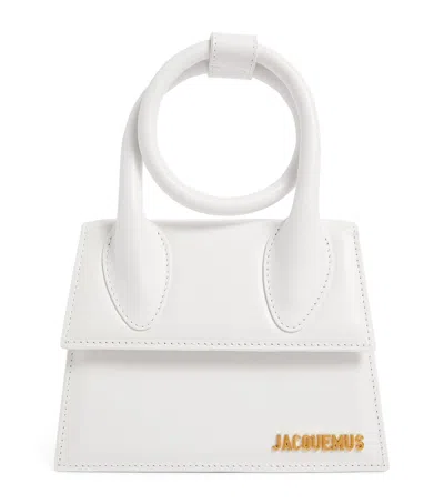 Jacquemus White Le Chiquito Noeud Crossbody Bag