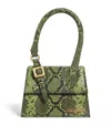 Jacquemus Le Chiquito Moyen Boucle Leather Handbag In Green