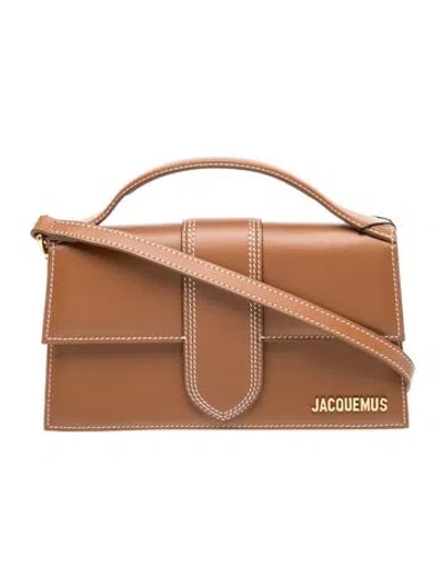 Pre-owned Jacquemus Leather Le Grand Bambino Medium W/ Tags In Brown