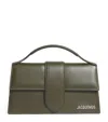 Jacquemus Leather Le Grand Bambino Top-handle Bag In Green